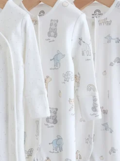 Next Safari blanc - Combinaisons de nuit pour bébé 3 Pack (0-2ans) Hot