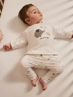Next Safari blanc délicat - Ensemble haut et legging bébé (0mois-2ans) Sale