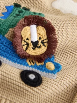 Next - Character Cardigan (3mths-7yrs) Safari Marron fauve Discount