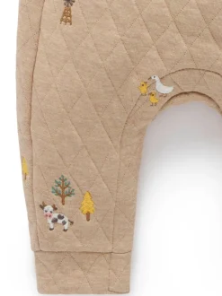 Purebaby Salopette brodée matelassée Online