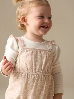 Angel & Rocket Salopette et body Nellie imprimé animal en velours côtelé Best