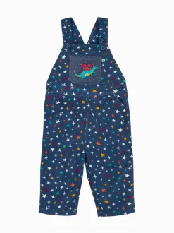 Frugi Salopette Bleu Durgan imprimée