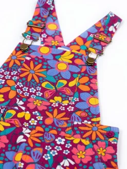 Frugi Salopette Frida violette évasée