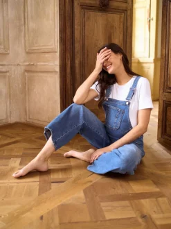 Seraphine Salopettes de grossesse à jambe large Hot