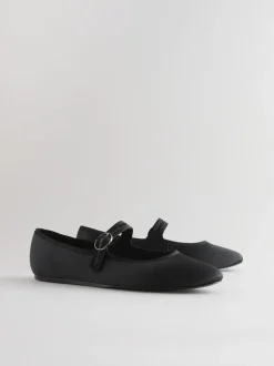 Next Satin noir - Chaussures Mary Jane à boucle à bout rond Forever Comfort Outlet