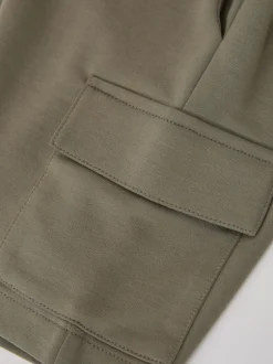 Reiss sauge - Short cargo Oliver Premium en jersey interlock Sale