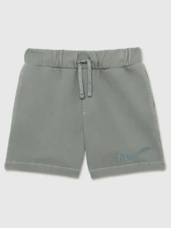 Reiss Sauge délavée - Short Perry en coton brodé Outlet