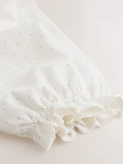 Next Sauge Vert brodée - Body à Manches longues et salopette en Velours côtelé Ensemble Bébé 2 Pieces (0mois-3ans) Clearance