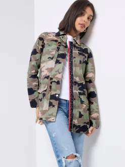 SCAMP & DUDE Shacket imprimé camouflage en coton Hot