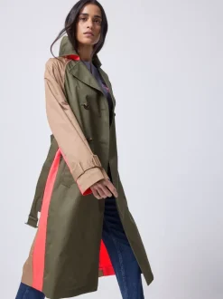 SCAMP & DUDE Trench Color-block Online