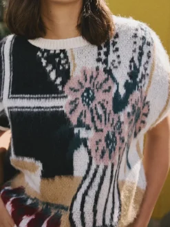 Next Scène de table - Débardeur en maille Sale