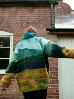 Next Scène Woodland verte - Haut en polaire imprimée en peau de mouton Best