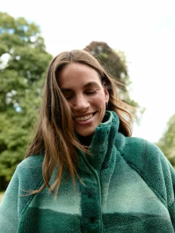 Next Scène Woodland verte - Haut en polaire imprimée en peau de mouton Best