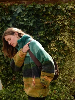 Next Scène Woodland verte - Haut en polaire imprimée en peau de mouton Best