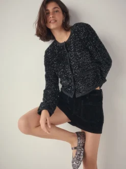 Next Sequins en étain - Chaussures Forever Comfort® Mary Jane avec ornements de sequins Sale