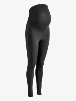 Seraphine Black Bump & Back Support Maternité Leggings noirs Online