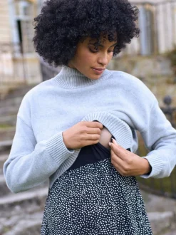 Seraphine Robe haut en maille Grossesse et Allaitement New