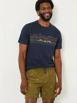 Fat Face Short de bain FatFace brodé étoile de mer Outlet