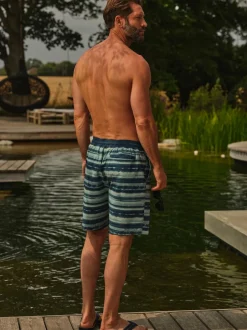 Fat Face Short de bain FatFace rayé Sale