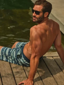 Fat Face Short de bain FatFace rayé Sale