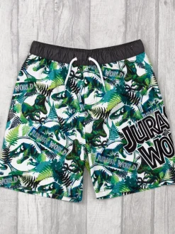 Vanilla Underground Short de bain Jurassic World à logo Outlet