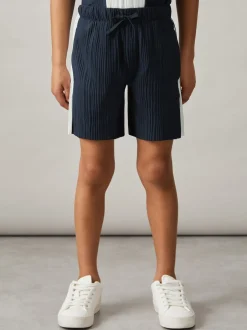 Reiss Short Tino plissé color-block Hot