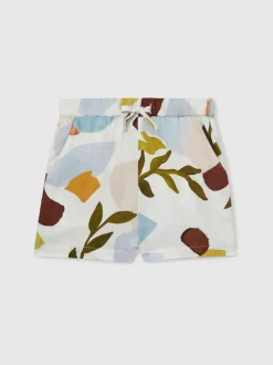 Reiss Short Tommi imprimé avec cordon de serrage à la taille Discount