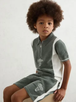 Reiss Short Trenton Motor Cars à liseré chenille New