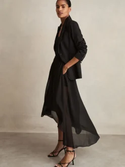 Reiss Short taille haute à superposition transparente Lucie Clearance