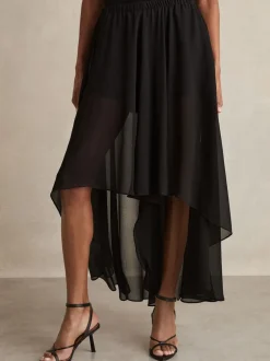 Reiss Short taille haute à superposition transparente Lucie Clearance