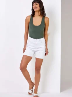 Roman Short Mom extensible Denim