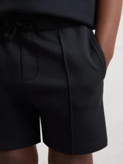 Reiss Shorts nervurés en interlock avec cordon de serrage Peter Premium Discount