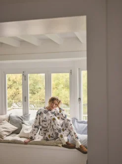 Next Sirène crème - Pyjama à manches longues