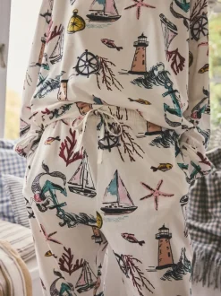 Next Sirène crème - Pyjama à manches longues