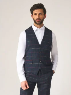 Skopes Doyle Tweed Wool Blend Coupe sur mesure Suit Gilet Clearance