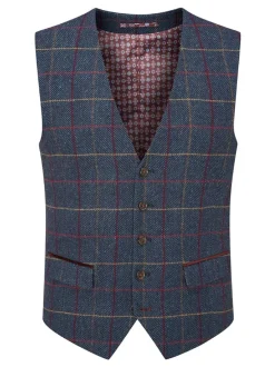 Skopes Doyle Tweed Wool Blend Coupe sur mesure Suit Gilet Clearance