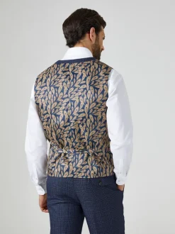 Skopes Woolf Check Coupe sur mesure Suit Gilet Outlet