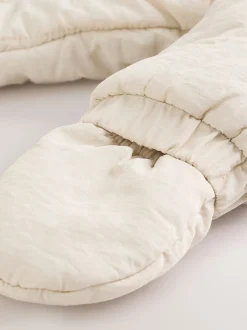 Next Slogan écru Little One Back - Combinaison de bébé matelassée en nylon Outlet