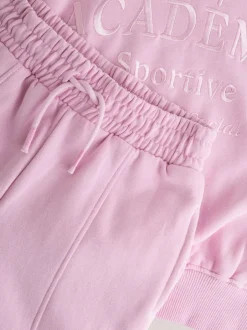 Next Slogan rose - Ensemble Sweat-shirt et jogging ample (3-16ans) Sale