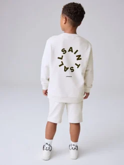 smALLSAINTS Ensemble sweat-shirt et short oversize Tierra Online