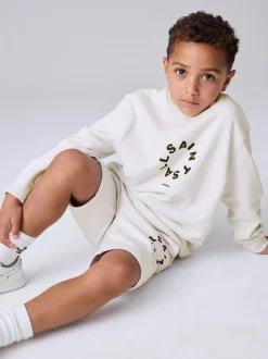 smALLSAINTS Ensemble sweat-shirt et short oversize Tierra Online