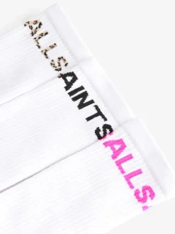 smALLSAINTS Filles Logo Chaussettes 3 Lot Hot