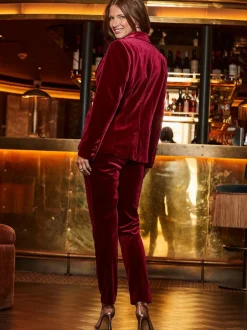 Sosandar Velours habillé Blazer Outlet