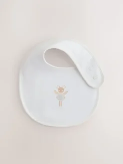 Next Souris écru à fées - Bébé BIBS 3 Pack New