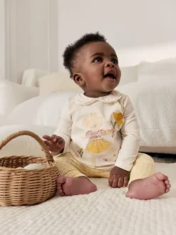 Next Souris écru à fées - Haut à manches longues et Leggings BÉBÉ Ensemble 2 Pieces (0mois-2ans) Hot