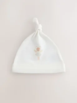 Next Souris écru à fées - Lot de 3 bonnets bébé noués (0mois-2ans) Hot