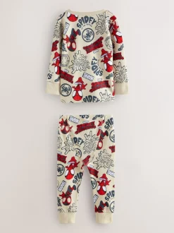 Next Spidey et Friends Rouge/Écru Cream - Lot de 2 pyjamas Snuggle (12mois-8ans)