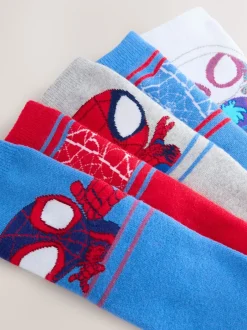 Next - Lot 5 paires de chaussettes Character riches en coton Spidey et ses amis étonnants