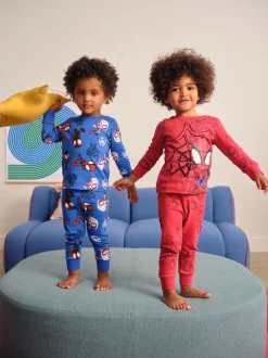 Next Spidey rouge - Lot de 2 pyjamas Snuggle sous licence (9mois -10ans)