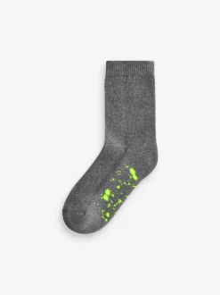 Next Splat gris - Paquet de chaussettes rembourrées en coton riche 7 Discount